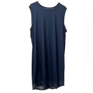 Athleta Navy Sleeveless Dress Women’s Size LT